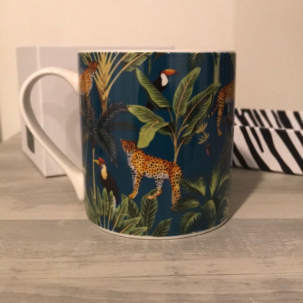 Colorful mug 🐆 🦜